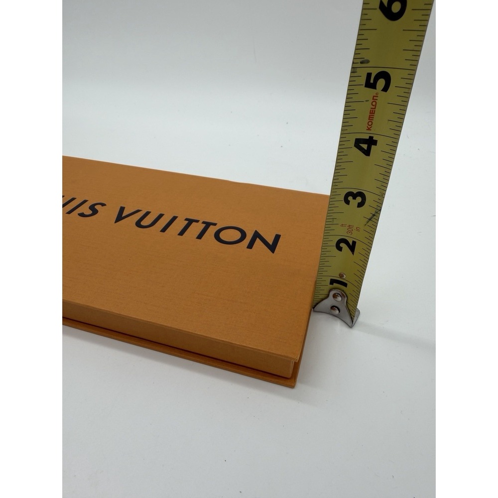 Authentic Louis Vuitton Empty Magnetic Gift Box Small Orange LV Storage 10" - Picture 10 of 11